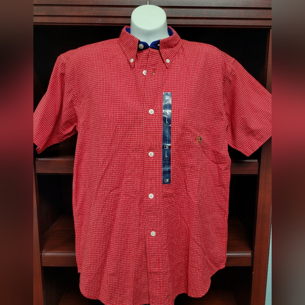 100% Cotton Women's Duck Head Button Down Shirt Short Sleeve